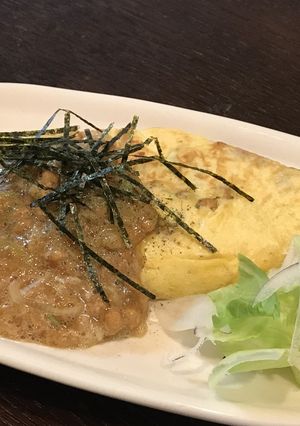 納豆オムレツ♡-レシピのメイン写真