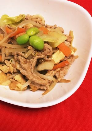 本当に350円でお腹いっぱい！野菜炒め！-レシピのメイン写真