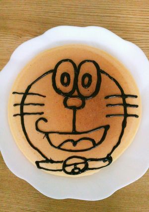 ドラえもんパンケーキ♪-レシピのメイン写真