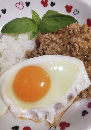 レトルトかさ増し!子供喜ぶ♪ガパオライス-レシピのメイン写真