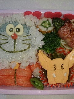 キャラ弁 ドラえもん 南極カチコチ大冒険-レシピのメイン写真