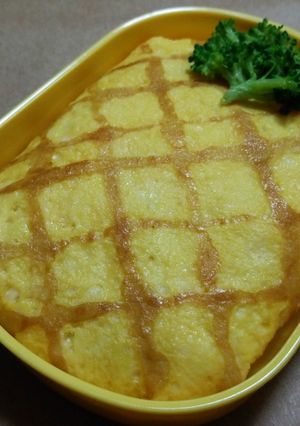 パイナップルなオムライス弁当／チェック柄-レシピのメイン写真