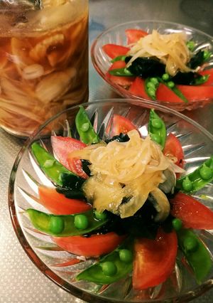 亜麻仁オイルで作る玉ねぎドレッシング-レシピのメイン写真