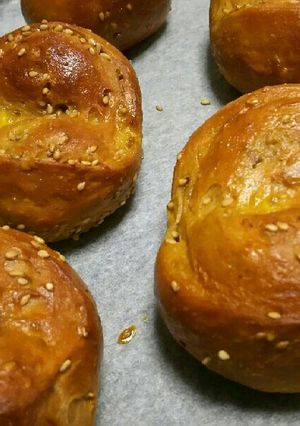 糖質制限☆ふすまパンミックスでごまパン-レシピのメイン写真