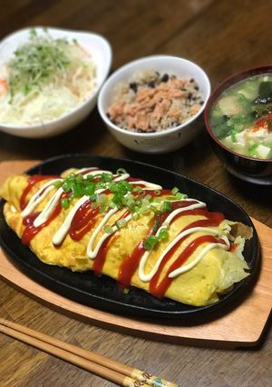 もやし消費！トロトロチーズの豚平焼き-レシピのメイン写真
