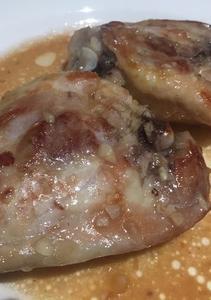 超簡単！！激ウマニンニク塩味蒸し焼き鶏！-レシピのメイン写真