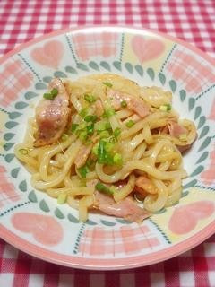 【龍愛】ベーコン&チーズの焼きうどん-レシピのメイン写真