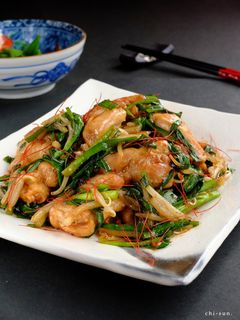 食欲爆発☆鶏ニラ黒酢炒め!-レシピのメイン写真