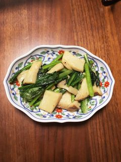 小松菜とエリンギのバター醤油炒め-レシピのメイン写真