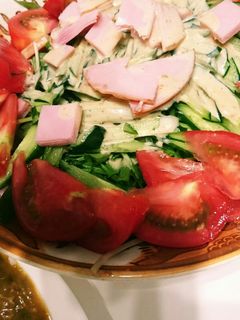 ちゃちゃっと水菜サラダ。-レシピのメイン写真