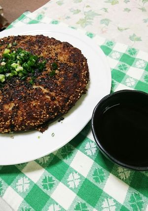 どでか豚つくねのたれメンチ風-レシピのメイン写真