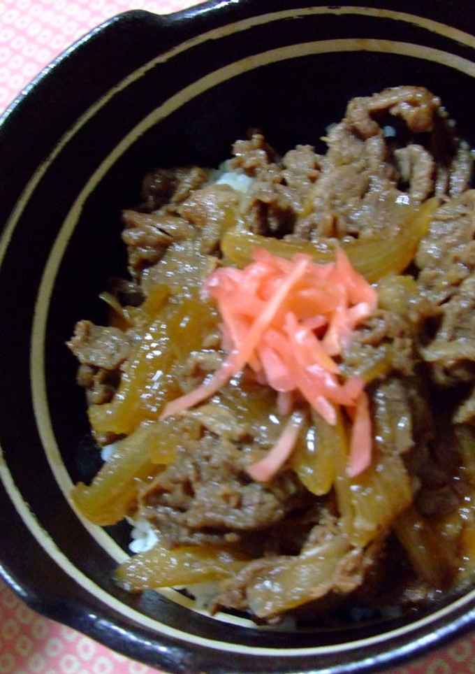 激簡単☆10分で美味しい☆牛丼☆-レシピのメイン写真
