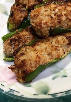 ピーマンの肉詰め-レシピのメイン写真