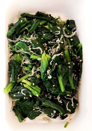 ほうれん草の乾物和え-レシピのメイン写真