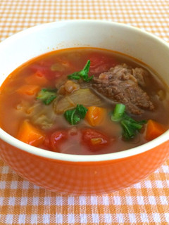 牛肉とレンズ豆のトマトスープ-レシピのメイン写真