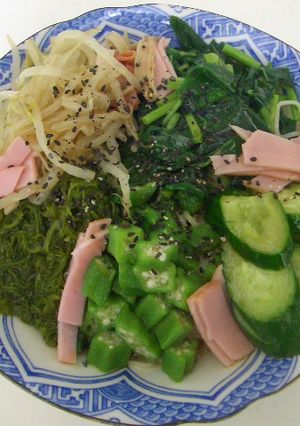 ネバネバヘルシーそうめん-レシピのメイン写真