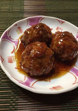 あんが絶品！肉団子の黒酢あんかけ♪-レシピのメイン写真