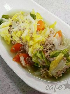 春キャベツとひき肉のほっこりポトフ-レシピのメイン写真