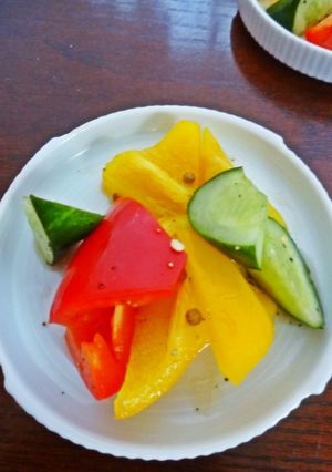 カラフル野菜のエスニック風即席ピクルス-レシピのメイン写真