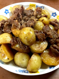 新ジャガと牛肉の甘煮-レシピのメイン写真