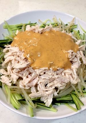 怪味ソースでバンバンジー-レシピのメイン写真
