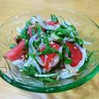 玉葱とトマトのさっぱり青じそ和え