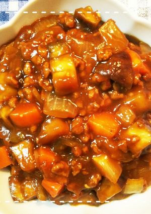 市販ルウで簡単！なすのキーマカレー-レシピのメイン写真