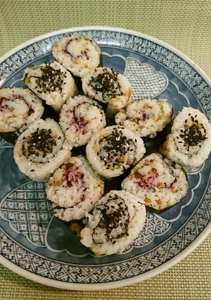 きんぴら・しらす煮のり巻-レシピのメイン写真