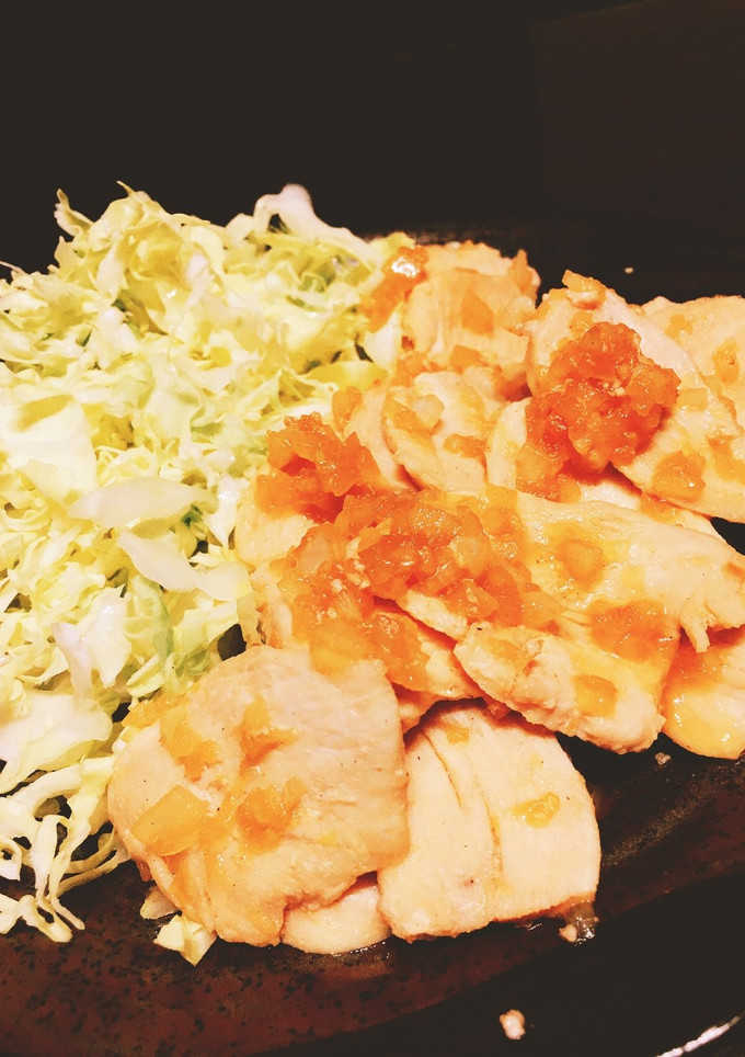 タマネギまみれの鶏むね肉生姜焼き-レシピのメイン写真