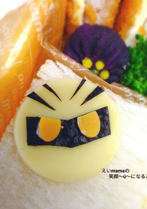 簡単☆キャラ弁☆星のカービィ～メタナイト-レシピのメイン写真