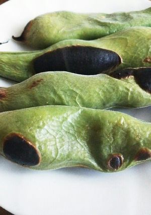 魚焼きグリルで焼き空豆-レシピのメイン写真