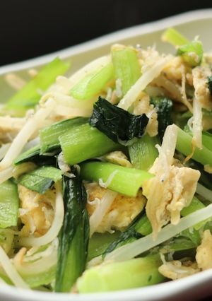 にんにく塩で♪ しらす・卵入り野菜炒め-レシピのメイン写真