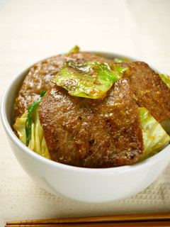 素が要らない!肉みそキャベツ丼-レシピのメイン写真