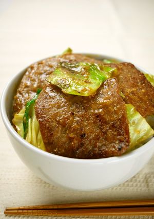 素が要らない！肉みそキャベツ丼-レシピのメイン写真