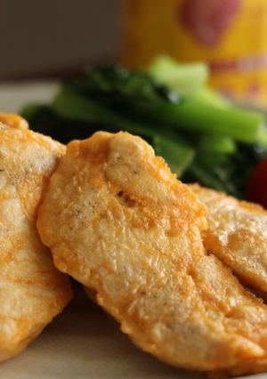 にんにく塩で♪ やわらかチキンピカタ-レシピのメイン写真