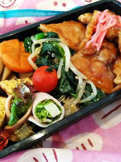 娘弁☆照りっ照り生姜焼き弁当-レシピのメイン写真