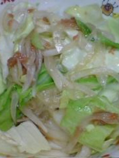 キャベツ玉ねぎうめぇ和え-レシピのメイン写真