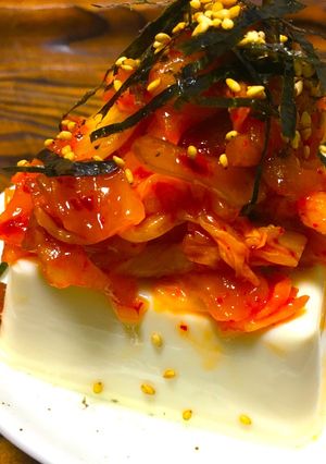 パリパリ食感の福神漬けキムチ奴-レシピのメイン写真