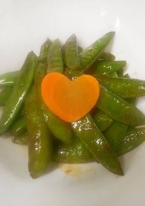 めっけもん♪スナップえんどうの簡単炒め-レシピのメイン写真