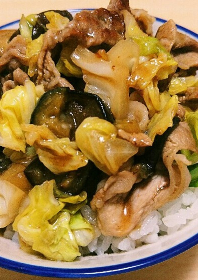 豚と野菜の中華風あんかけ丼-レシピのメイン写真