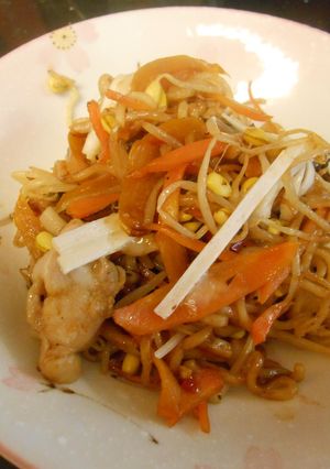 チーズたらで仕上げる焼きそば-レシピのメイン写真
