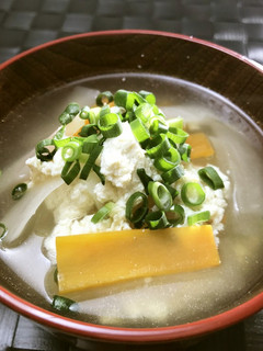 美人レシピ・堅豆腐のけんちん汁-レシピのメイン写真