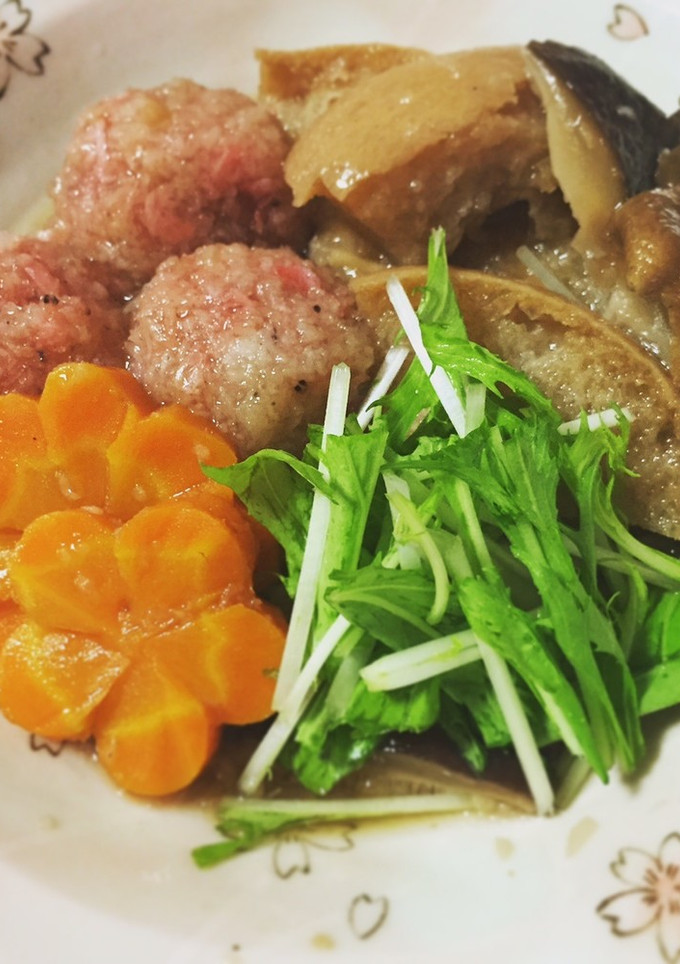 もちもち蓮団子の煮物-レシピのメイン写真