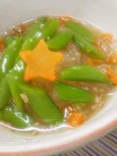 めっけもん♪スナップえんどうの春スープ-レシピのメイン写真