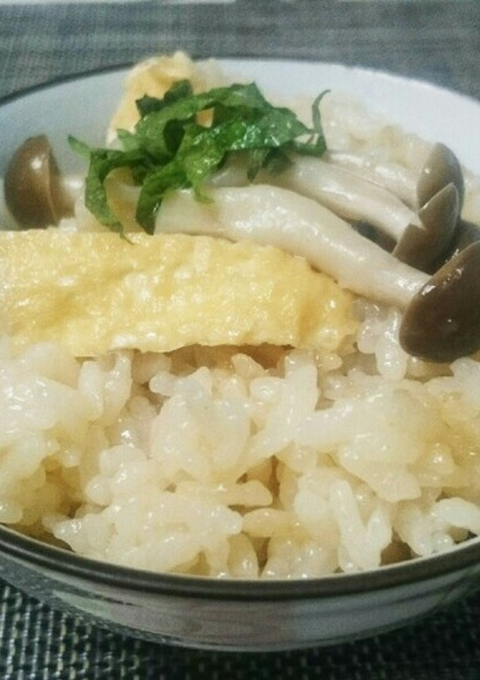 簡単！柚子胡椒風味のしめじ炊き込みご飯-レシピのメイン写真