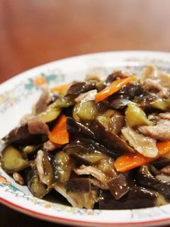 茄子と豚肉の和風オイスター炒め-レシピのメイン写真