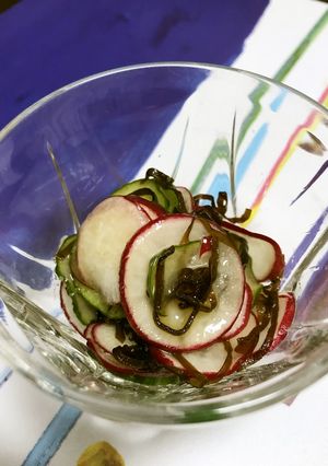 きゅうりとラディッシュの塩昆布和え-レシピのメイン写真