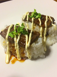 ♡子供が喜ぶお肉でお寿司♡アレンジ-レシピのメイン写真