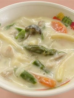 マカロニとアスパラのクリーム煮-レシピのメイン写真
