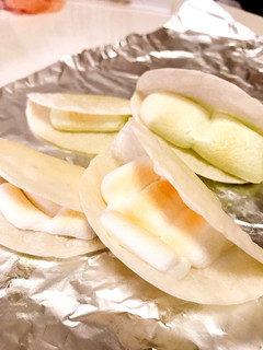 材料2つ☆餃子の皮でふわしゅわスイーツ♡-レシピのメイン写真